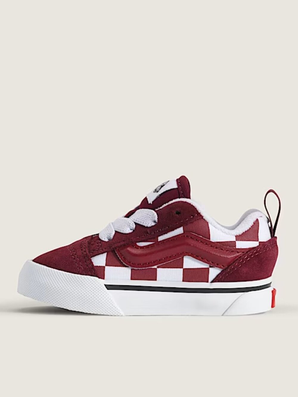 Vans 9T Knu Skool Shoe - Bordeaux Red